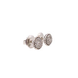 DAVID YURMAN STERLING SILVER DIAMOND CHATLAINE EARRINGS