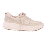 DOLCE VITA WOVEN SNEAKERS CREAM 10 US