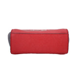 MICHAEL KORS SELMA MINI CROSSGRAIN LEATHER CROSSBODYS RED/BLACK