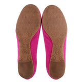 TORY BURCH REVA SUEDE BALLET FLATS FUCHSIA 9.5 US