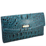 BRAHMIN LEATHER WALLETS BLUE