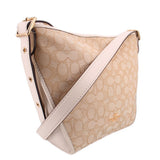 COACH SMALL DUFFLETTE CROSSBODYS CREAM/TAN