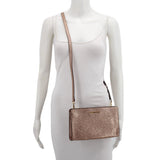 MICHAEL KORS SPARKLE CROSSBODYS ROSE GOLD