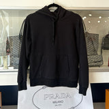 ATHLETA FOREVER FLEECE HOODIE ACTIVEWEAR BLACK XS