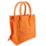 MARC JACOBS CANVAS MINI TOTE CROSSBODYS ORANGE