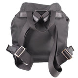 PRADA SMALL RE-NYLON BACKPACKS BLACK