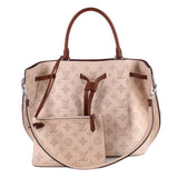 LOUIS VUITTON MAHINA GIROLATA SHOULDER BAGS CREAM