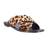 TORY BURCH SLIDES SANDALS LEOPARD 7.5 US