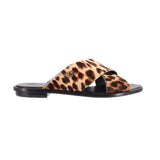 TORY BURCH SLIDES SANDALS LEOPARD 7.5 US