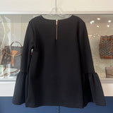 TED BAKER LONG SLEEVE TOPS BLACK 3 | US 8