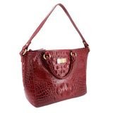 BRAHMIN MINI ARNO SHOULDER BAGS RED