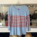 KULE MALIBU LONG SLEEVE TEE TOPS BLUE M