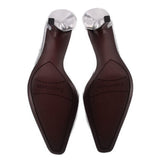 FRANCO SARTO LOLA MARY JANE PUMP HEELS SILVER 10 US