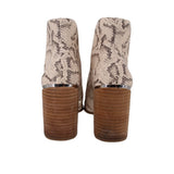 STEVE MADDEN HEELED BOOTIES SNAKE 8 US