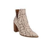 STEVE MADDEN HEELED BOOTIES SNAKE 8 US