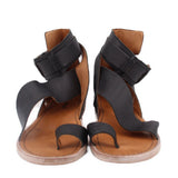 FREE PEOPLE ANKLE STRAP SANDALS BLACK 9 US