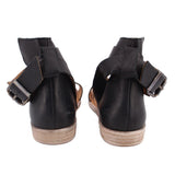 FREE PEOPLE ANKLE STRAP SANDALS BLACK 9 US