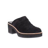 EILEEN FISHER HIYA SUEDE PLATFORM MULE HEELS BLACK 8 US