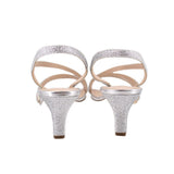 NINA FORMAL HEELS SILVER 9.5 US