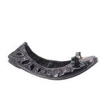 TORY BURCH PATENT BALLET FLATS BLACK 9.5