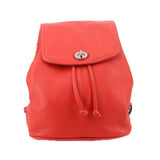 COACH PARK LEATHER DRAWSTRING BACKPACKS RED