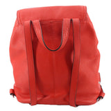 COACH PARK LEATHER DRAWSTRING BACKPACKS RED
