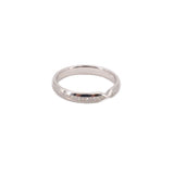 TIFFANY & CO HARMONY PLATINUM & DIAMOND BAND RINGS 6.5