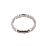 TIFFANY & CO HARMONY PLATINUM & DIAMOND BAND RINGS 6.5