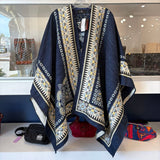 ETRO CAPE OUTERWEAR BLUE