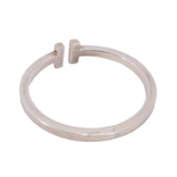 TIFFANY & CO STERLING SILVER T-SQUARE BRACELETS