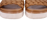 M GEMI THE TESSUTI SLIDE SANDALS TAN 39.5 EU | 9.5 US