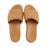 M GEMI THE TESSUTI SLIDE SANDALS TAN 39.5 EU | 9.5 US