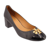 TORY BURCH EVERLY CAP TOE HEELS BLACK 8.5 US