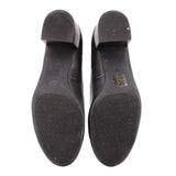 TORY BURCH EVERLY CAP TOE HEELS BLACK 8.5 US