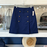 TORY BURCH SAILOR MINI BUTTON SKIRTS BLUE S | 6