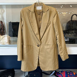 EMERSON FRY ONE BUTTON BLAZERS TAN S | 4