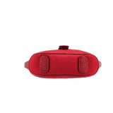 ISABELLA FIORE SATIN HANDLE BAG RED