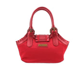 ISABELLA FIORE SATIN HANDLE BAG RED