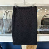 ELIZABETH & JAMES AEON LASER CUT SKIRTS BLACK L | 12