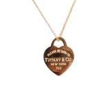 TIFFANY & CO RETURN TO TIFFANY 18K GOLD HEART NECKLACES