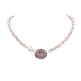 TIFFANY & CO RETURN TO TIFFANY STERLING SILVER OVAL TAG NECKLACES
