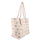 COACH APPLE PRINT CITY TOTES CREAM