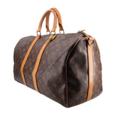 LOUIS VUITTON KEEPALL BANDOULIÈRE 45 TRAVEL MONOGRAM