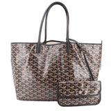 GOYARD ST LOUIS W POUCH TOTES BLACK PM