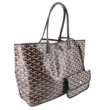 GOYARD ST LOUIS W POUCH TOTES BLACK PM