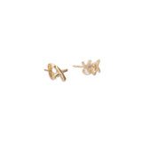 TIFFANY & CO PALOMA'S GRAFFITI 18K GOLD X EARRINGS
