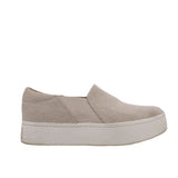 VINCE WARREN PLATFORM SLIP ON SNEAKERS CREAM 7.5 US