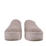 VINCE WARREN PLATFORM SLIP ON SNEAKERS CREAM 7.5 US