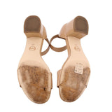 MICHAEL KORS LENA PATENT LEATHER HEELS NUDE 9 US