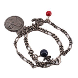 CHANEL FALL 2004 COCO MADEMOISELLE CC COIN CHARM BRACELETS SILVER